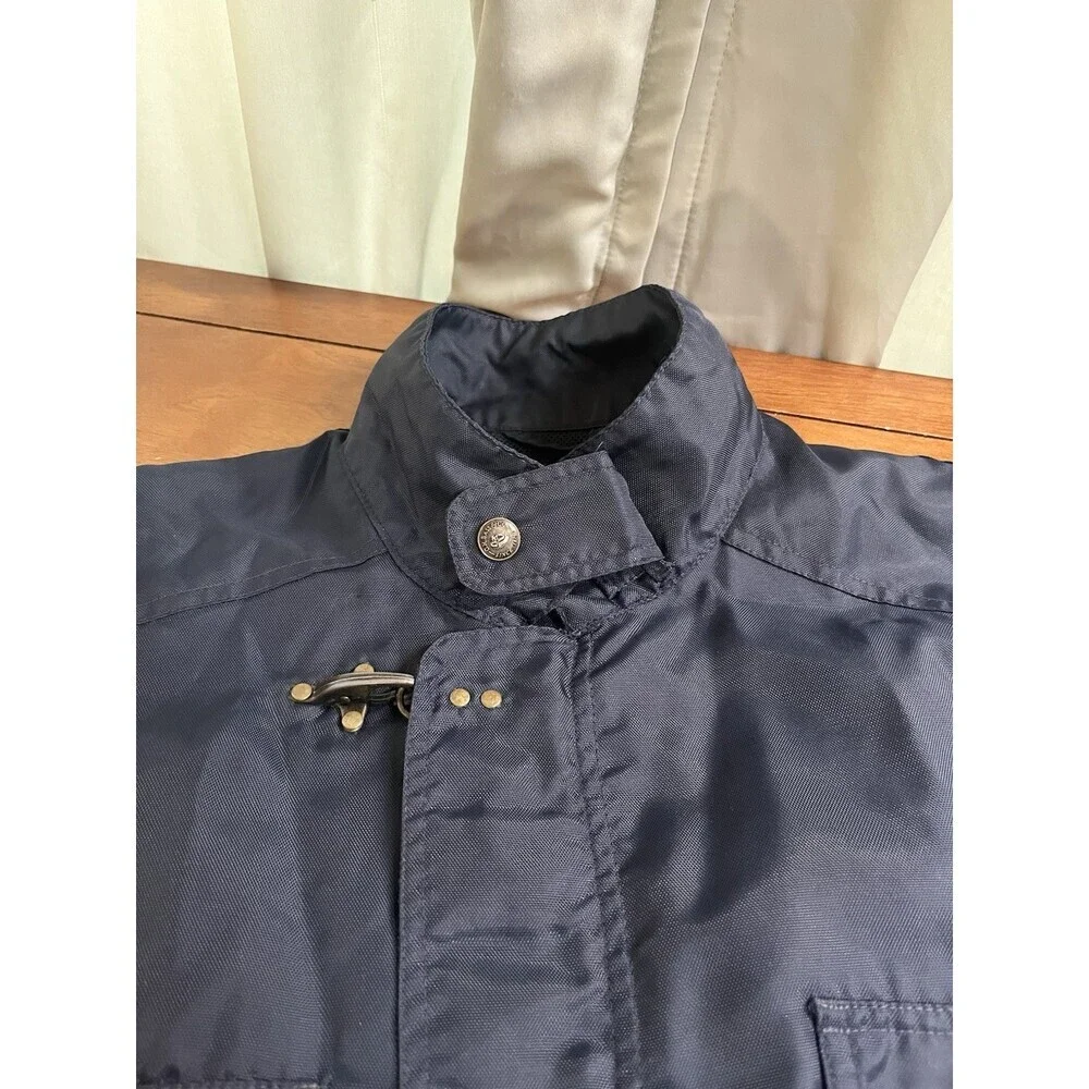 G. H. Bass Men’s Nylon Utility Jacket Navy - Picture 7 of 12